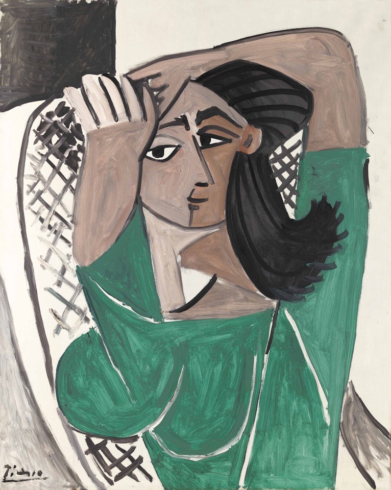 Femme se coiffant by Pablo Picasso