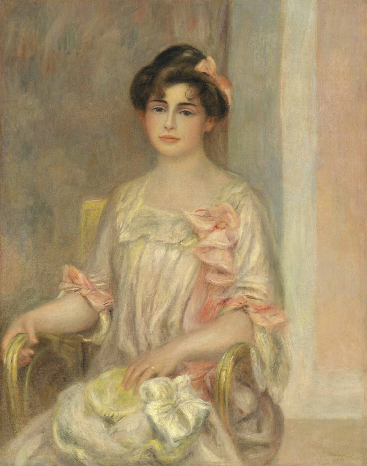 Portrait de Madame Josse Bernheim-Dauberville (née Mathilde Adler) by Pierre-Auguste Renoir