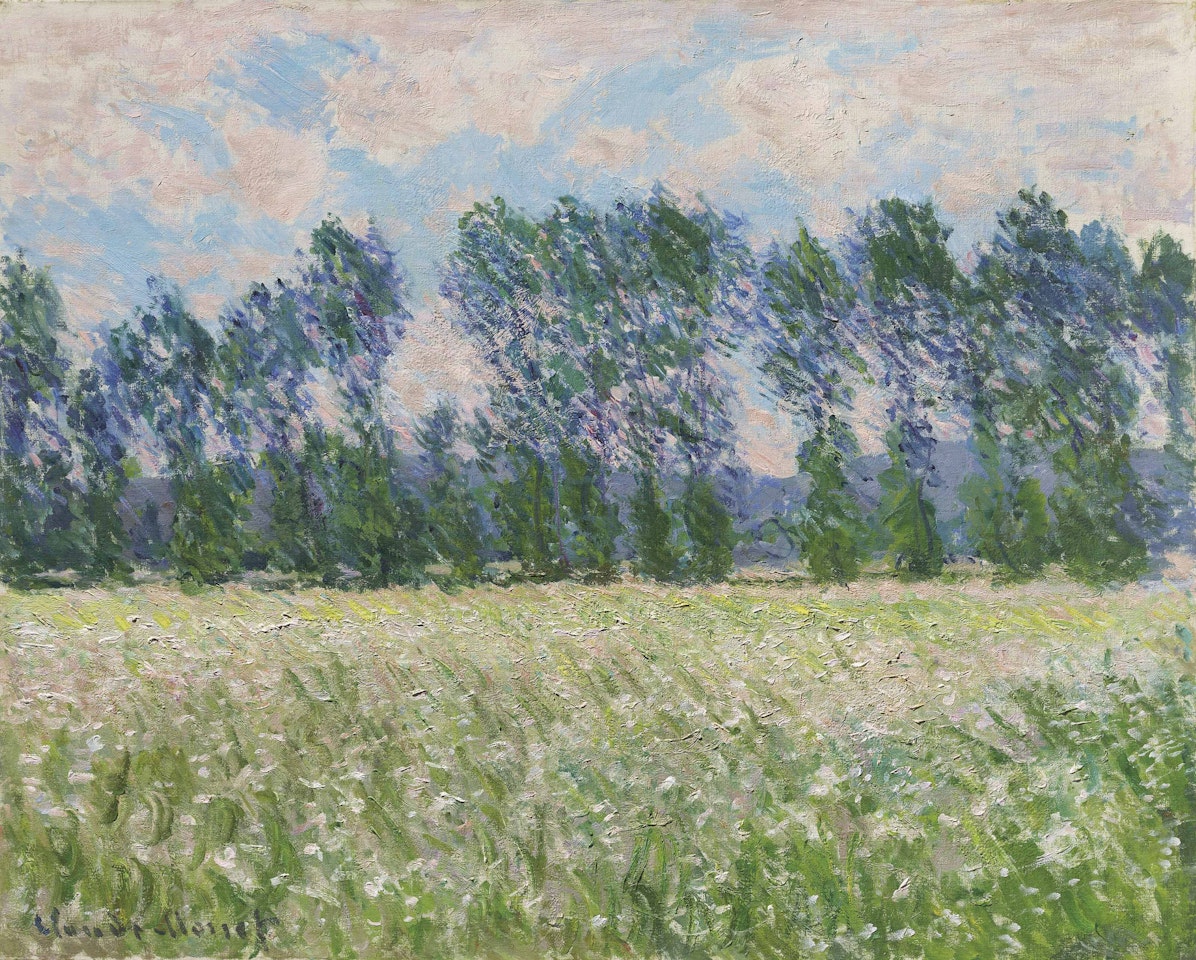 Prairie à Giverny by Claude Monet