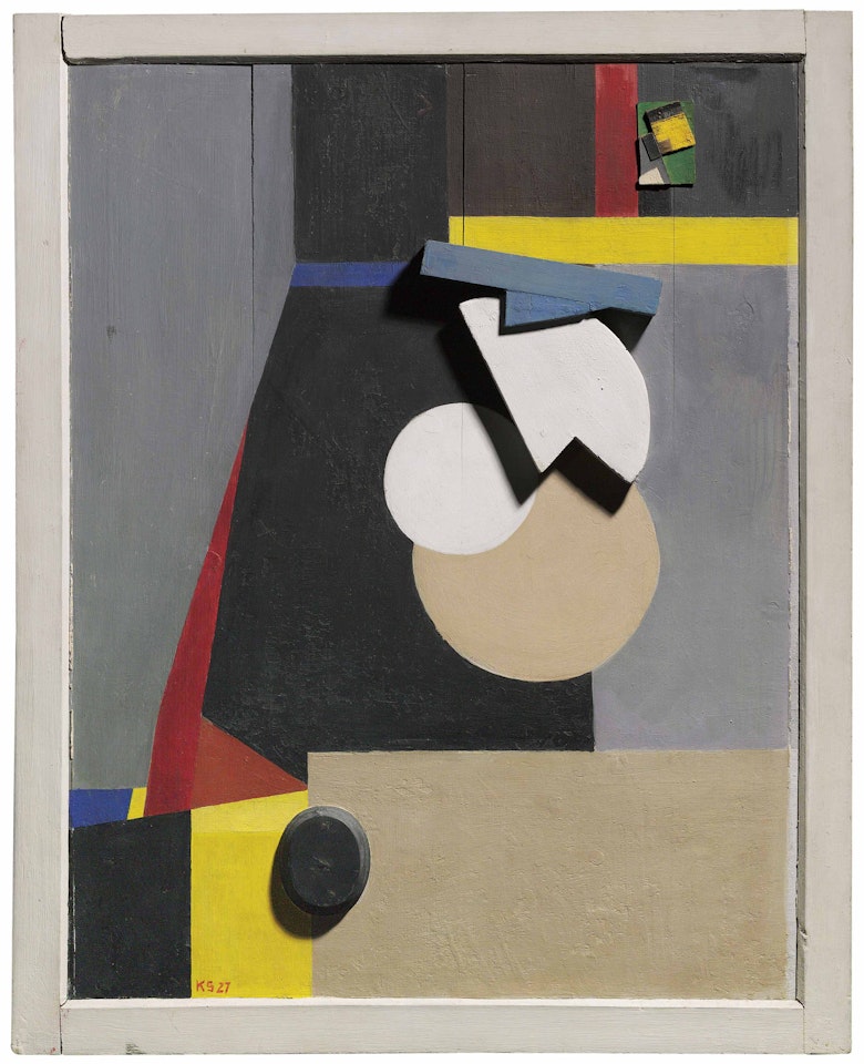 Richard Freytagbild (Das Richard-Freitag-Bild) by Kurt Schwitters