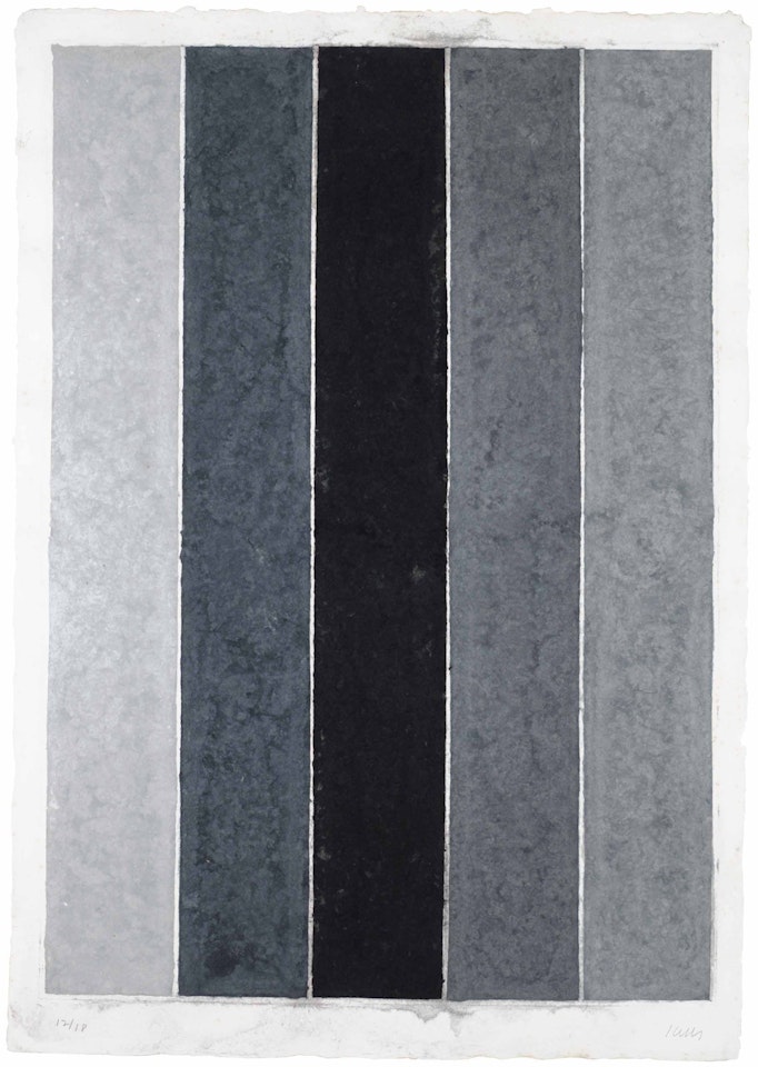 Colored Paper Image IX (Four Grays with Black I) by Ellsworth Kelly