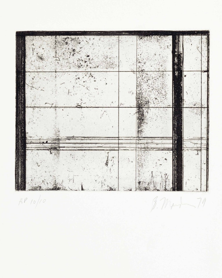 The Skowhegan Print by Brice Marden