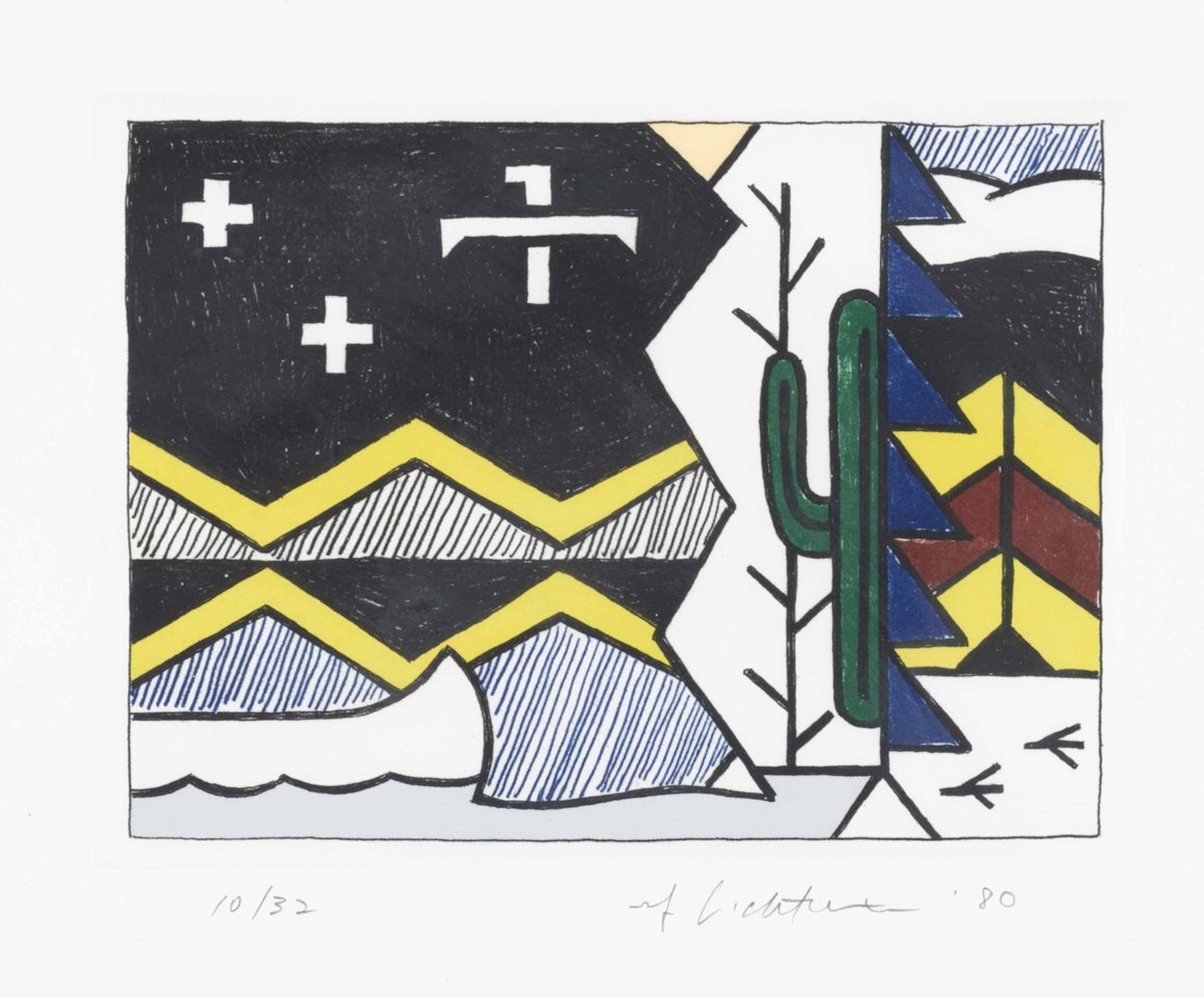 Night Scene by Roy Lichtenstein