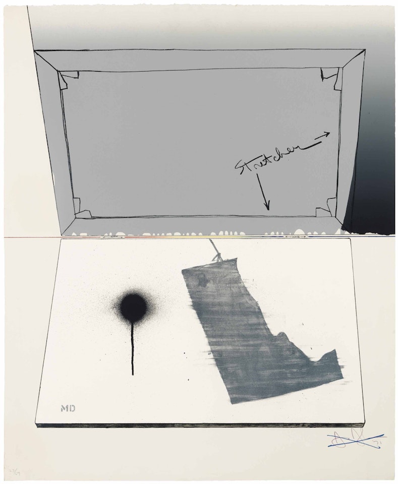 Hinged Canvas, from Fragment—According to What by Jasper Johns