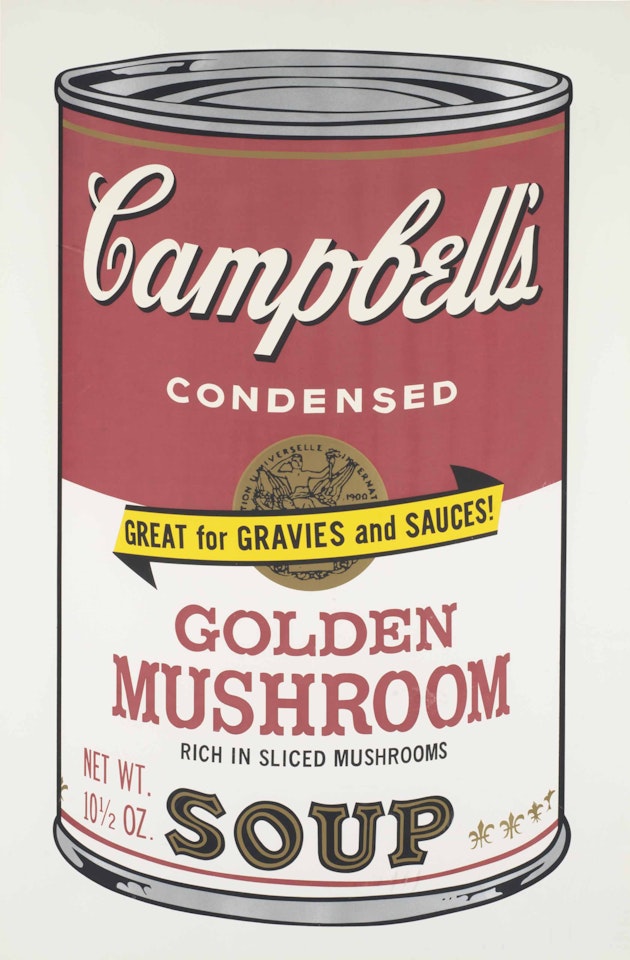 Golden Mushroom, from Campbell's Soup II by Andy Warhol