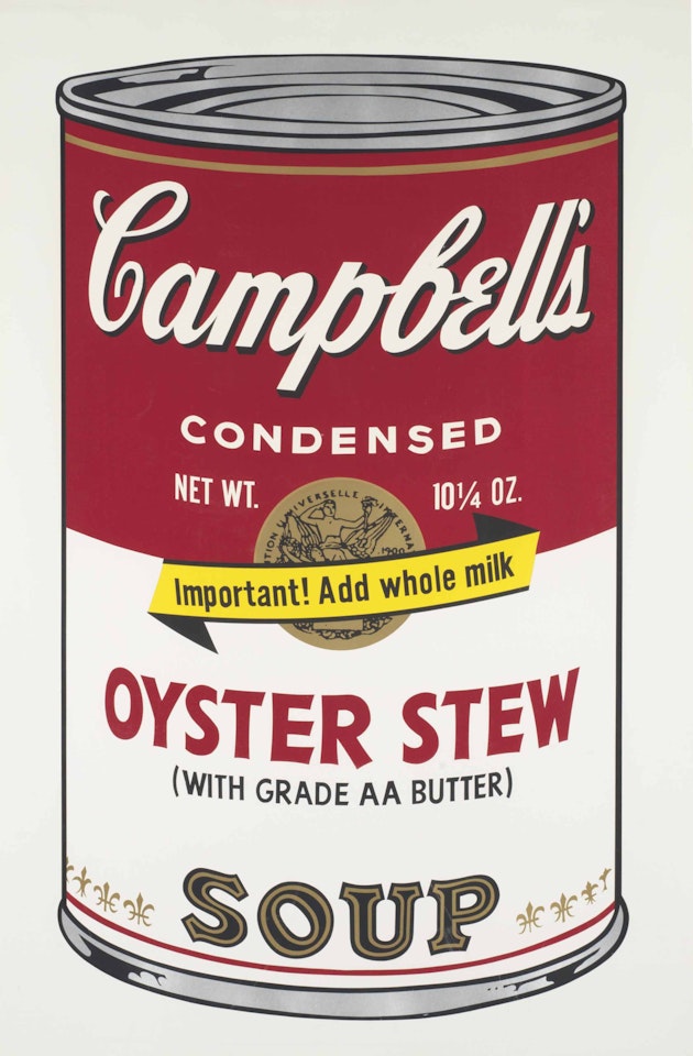 Oyster Stew, from Campbell's Soup II by Andy Warhol