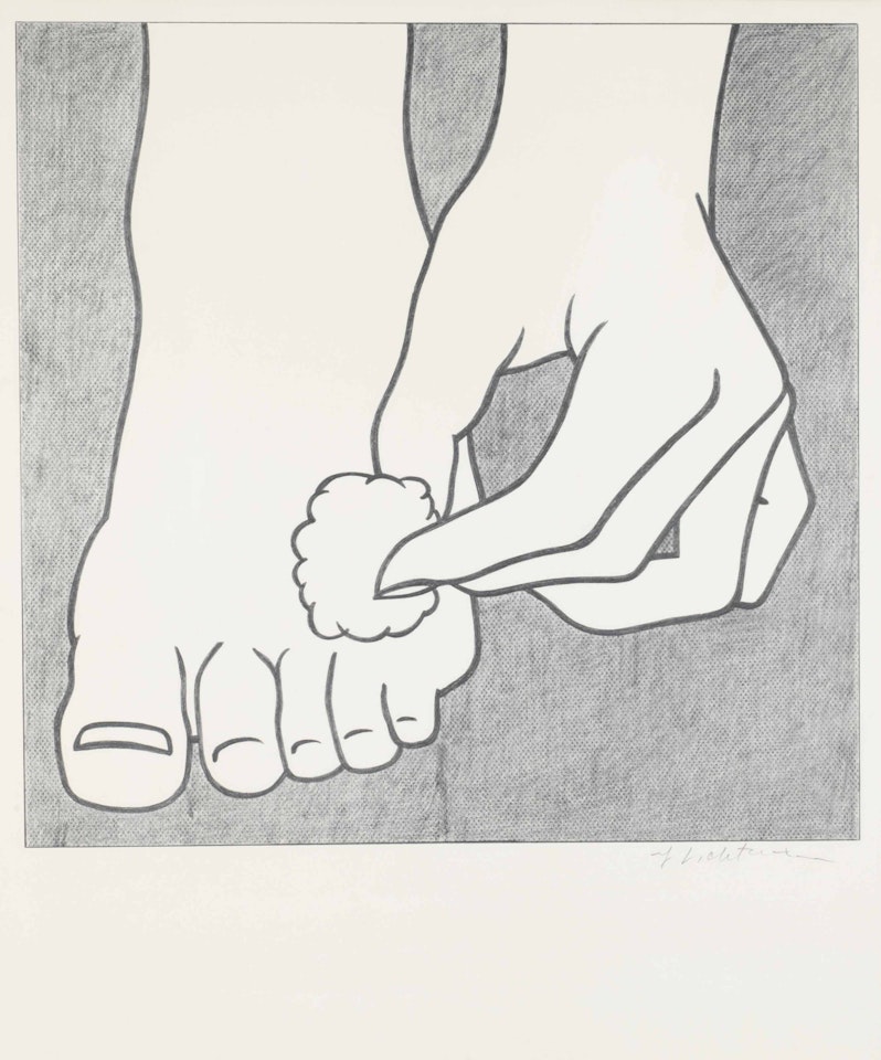 Foot Medication Poster by Roy Lichtenstein