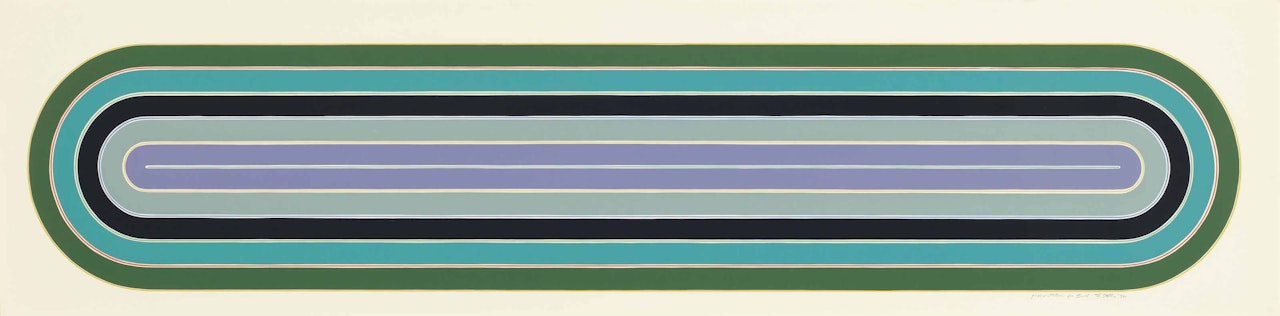 Los Alamitos, from Race Track Series by Frank Stella