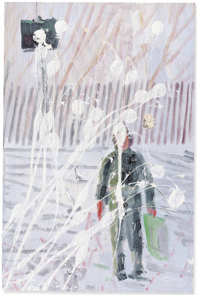 Snowballed Boy by Peter Doig