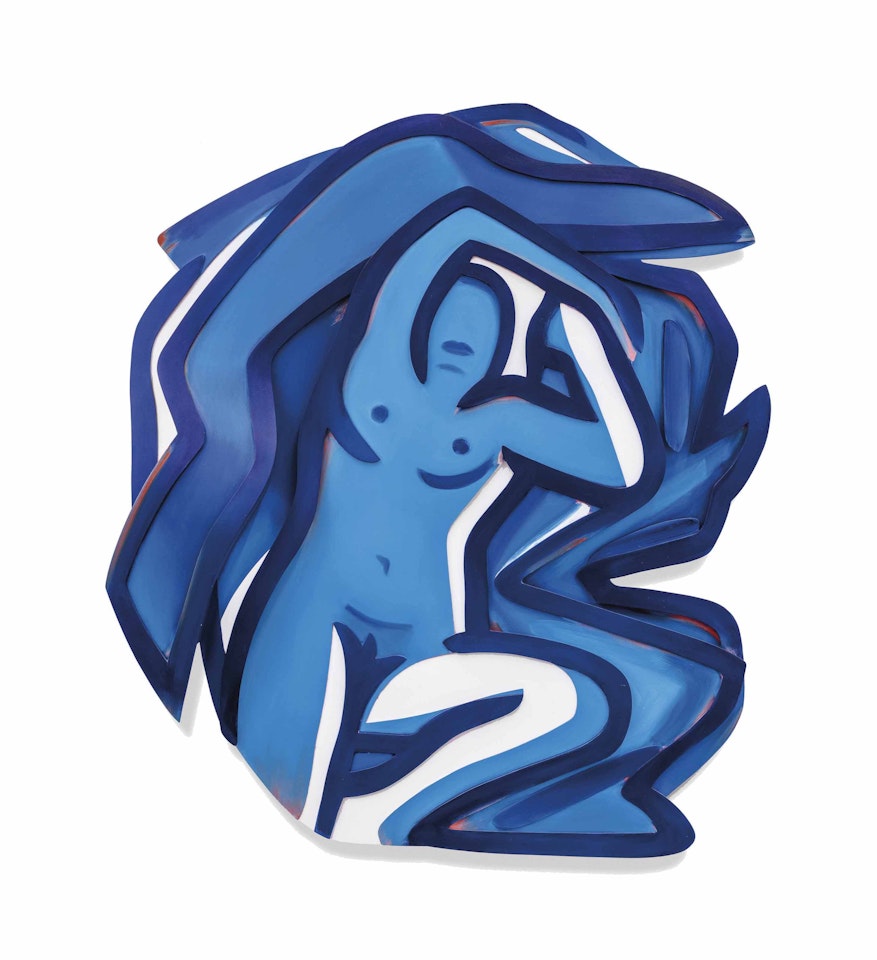 Blue Nude # 19 by Tom Wesselmann