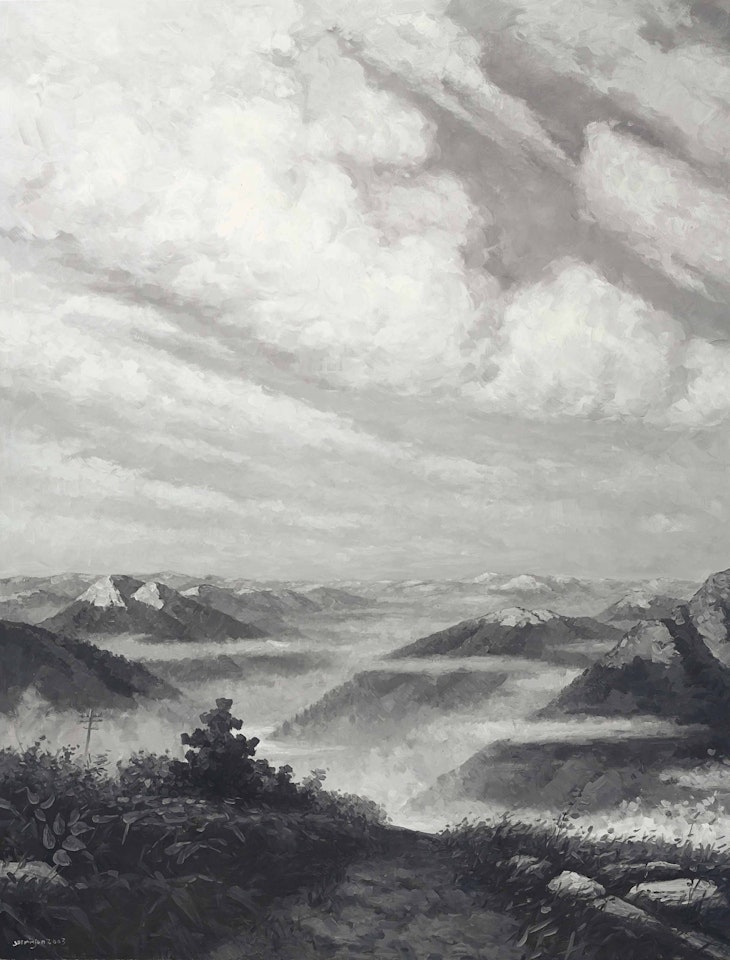 Liu Chunhua-Chairman Mao Goes to Anyuan by Yue Minjun