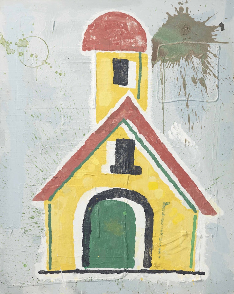 Fear of Wood Paneling #2 by Donald Baechler