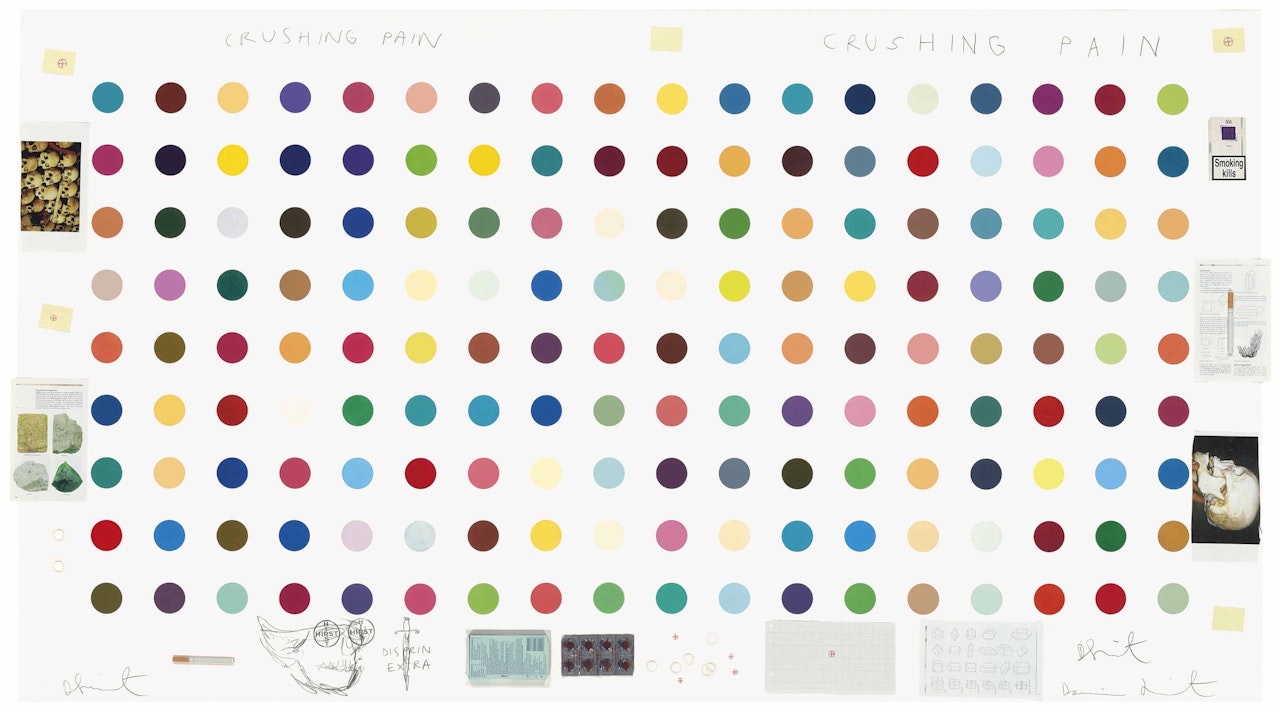 Crushing Pain by Damien Hirst