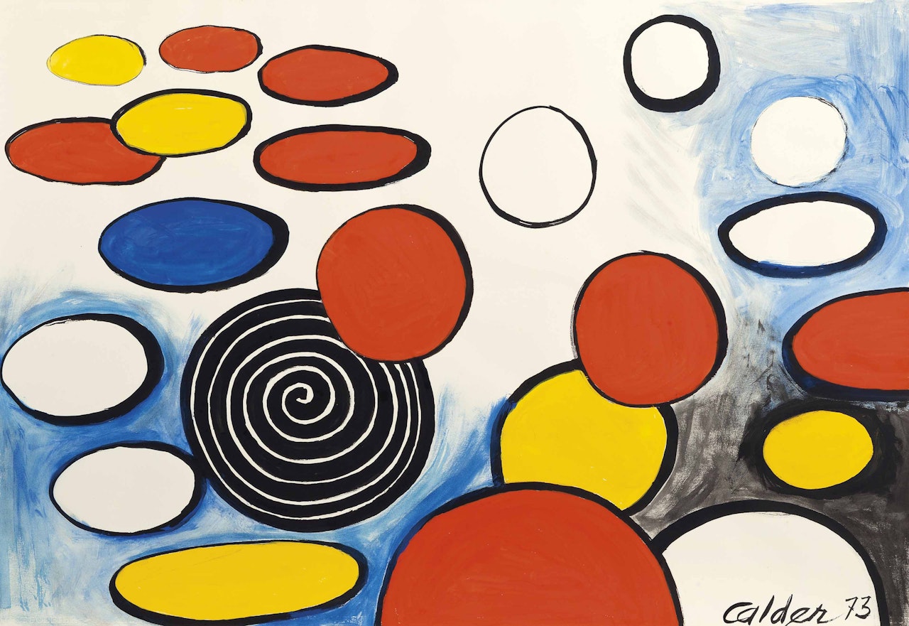 Saucers and Spirals by Alexander Calder