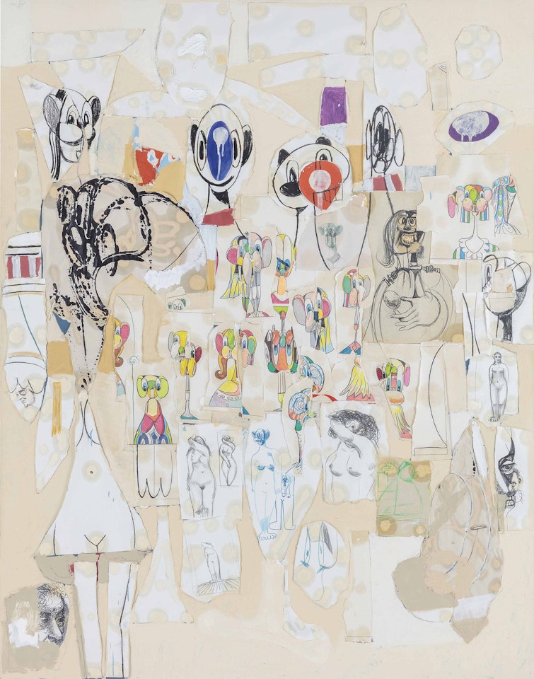 Combined Faces by George Condo