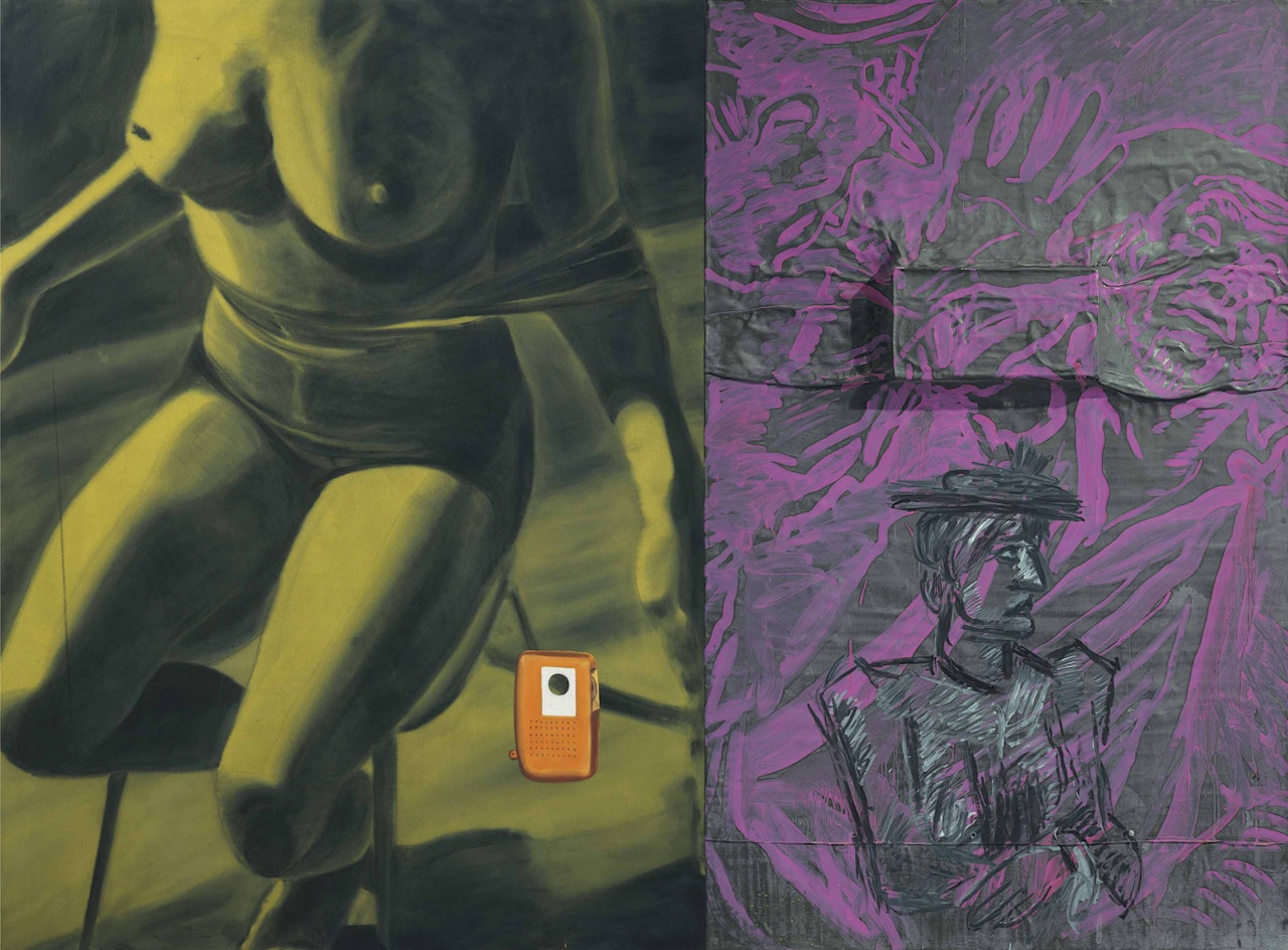 Very Few Cars by David Salle