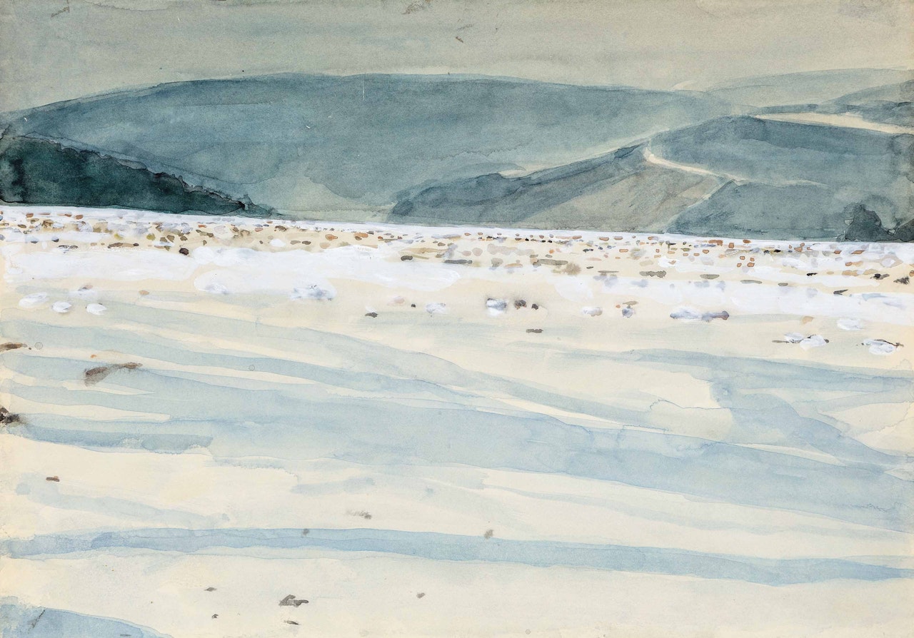 Landschaft bei Buchen by Anselm Kiefer