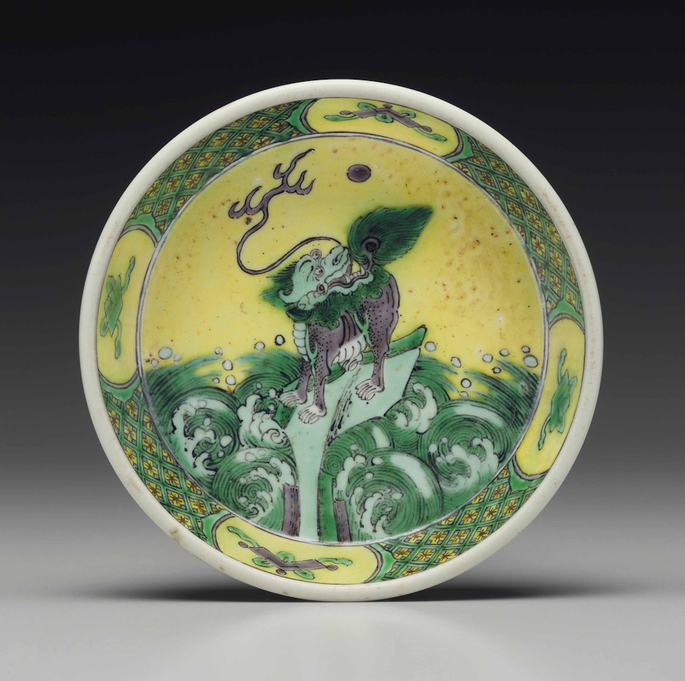 A RARE FAMILLE JAUNE BRUSHWASHER by Anonymous