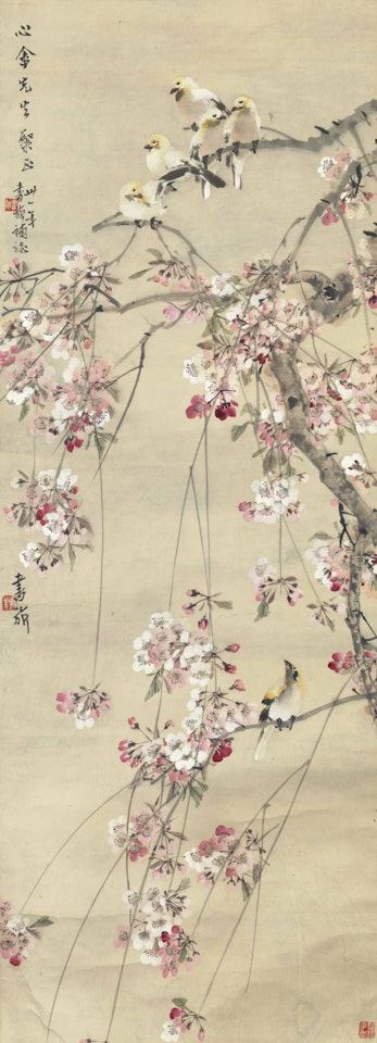 Birds and Blossom by Zhang Shuqi