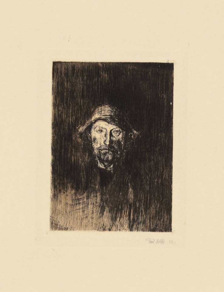 Der Maler (Selbstbildnis) by Emil Nolde