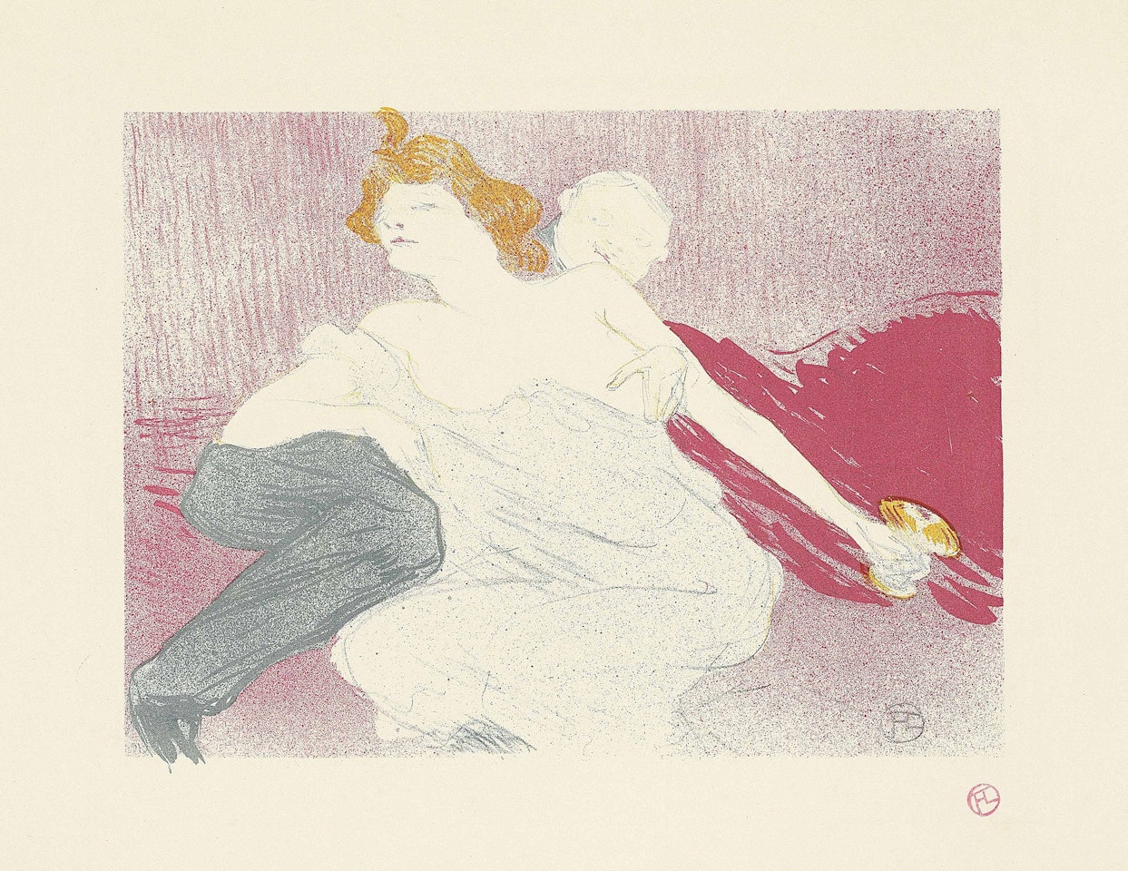 La Debauche (deuxieme planche) by Henri de Toulouse-Lautrec