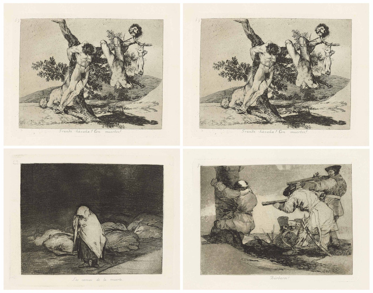 Los Desastres de la Guerra by Francisco José de Goya