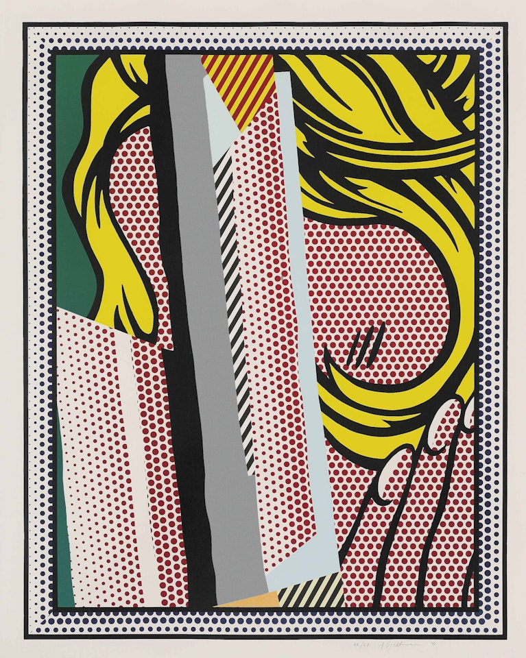 Reflections on Hair, from: Reflections Series by Roy Lichtenstein