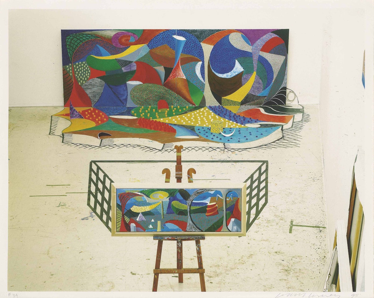 The Studio March 28th 1995 by David Hockney