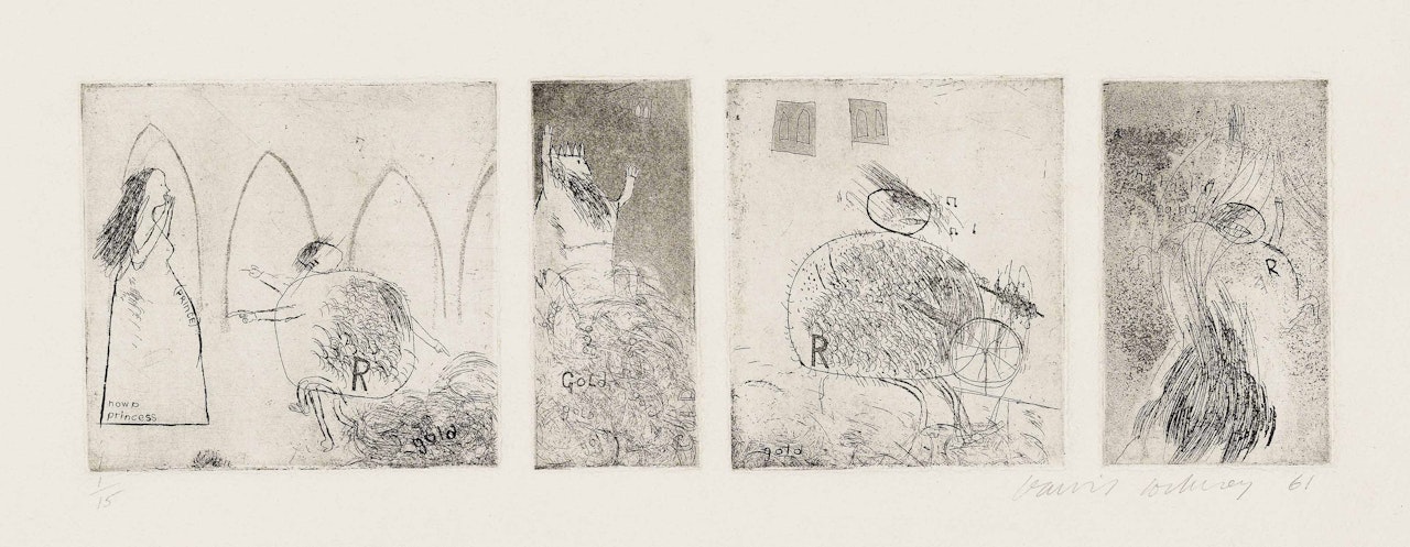 Study for Rumpelstiltskin by David Hockney