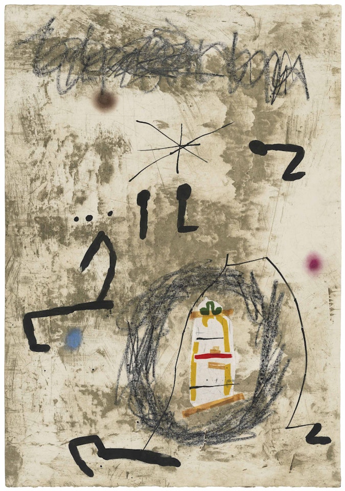 Maquette for: Persontage i Estels V by Joan Miró