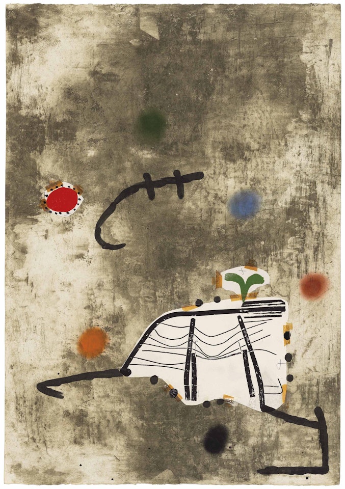 Maquette for: Persontage i Estels II by Joan Miró