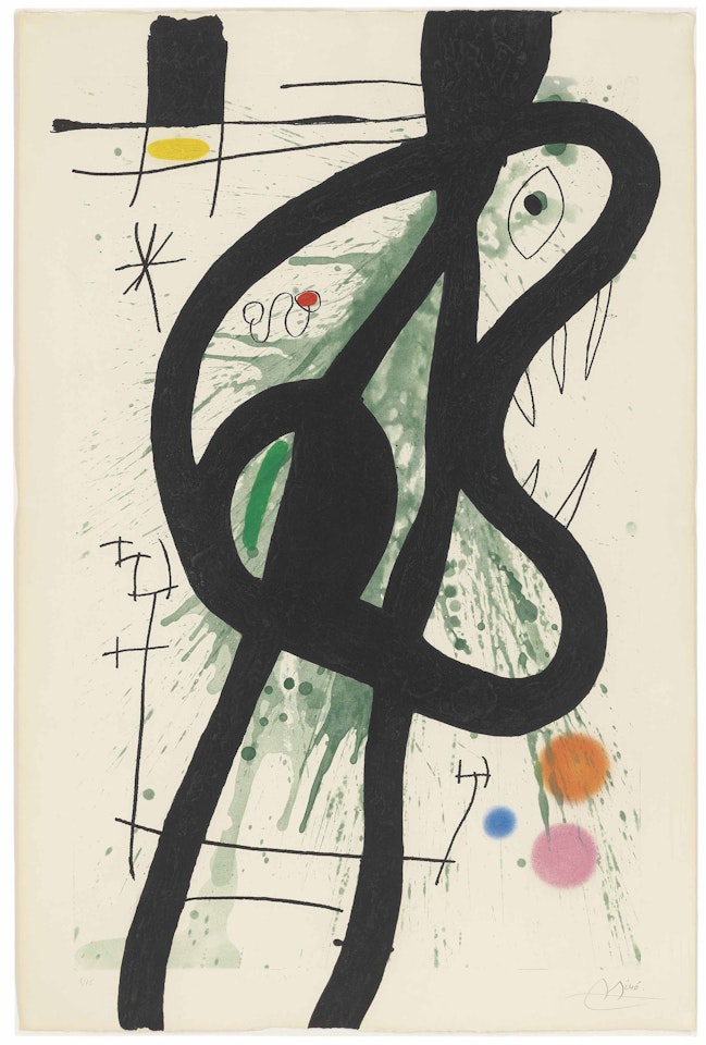 Le Grand Carnassier by Joan Miró