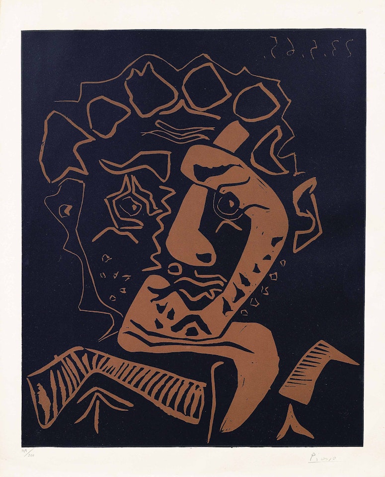 Tête d'Histrion (Le Danseur) by Pablo Picasso