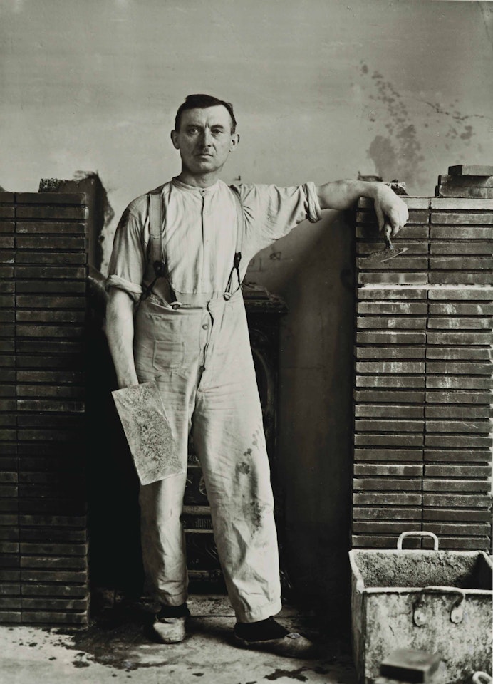 Master Mason by August Sander