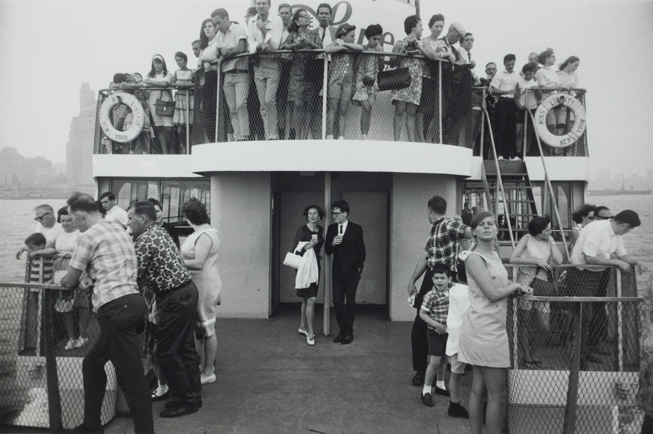 Circle Line Statue of Liberty Ferry, New York by Garry Winogrand