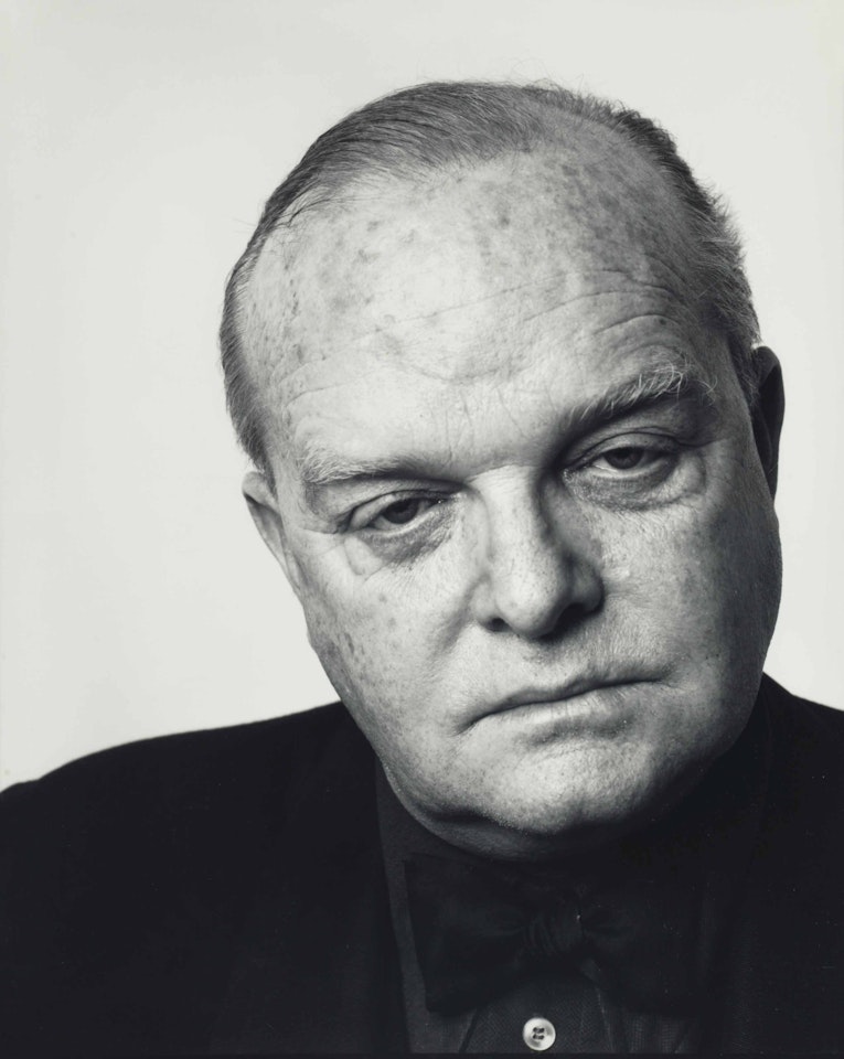 Truman Capote, writer, New York City by Richard Avedon