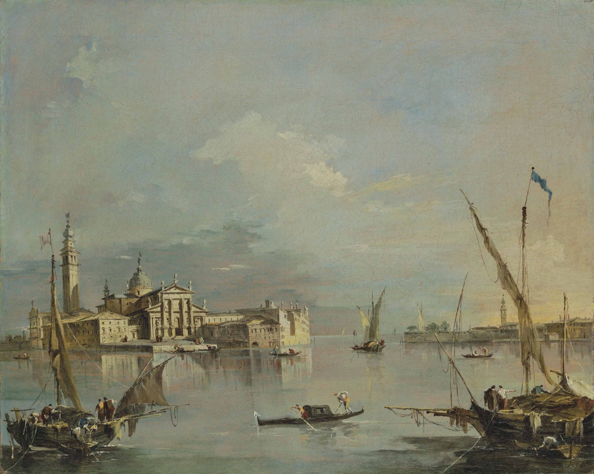 The Island of San Giorgio Maggiore, Venice, with the Punta della Giudecca by Francesco Guardi