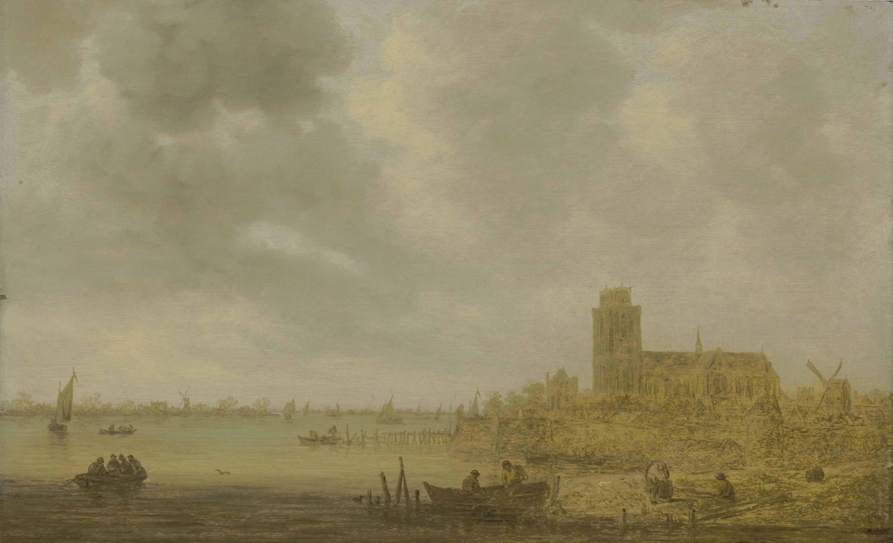 A view of Dordrecht by Jan van Goyen