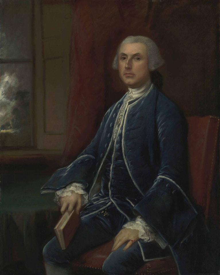 Portrait of a gentleman, three-quarter-length by Thomas Gainsborough