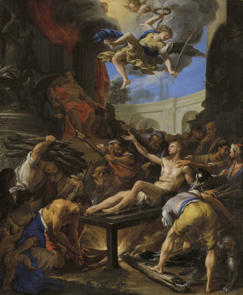 The Martyrdom of Saint Lawrence by Francesco Trevisani