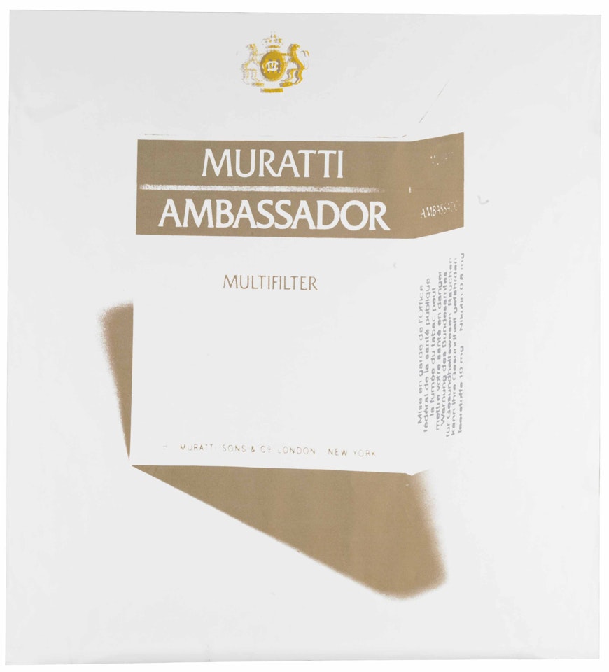 Muratti Ambassador Cigarettes by Andy Warhol