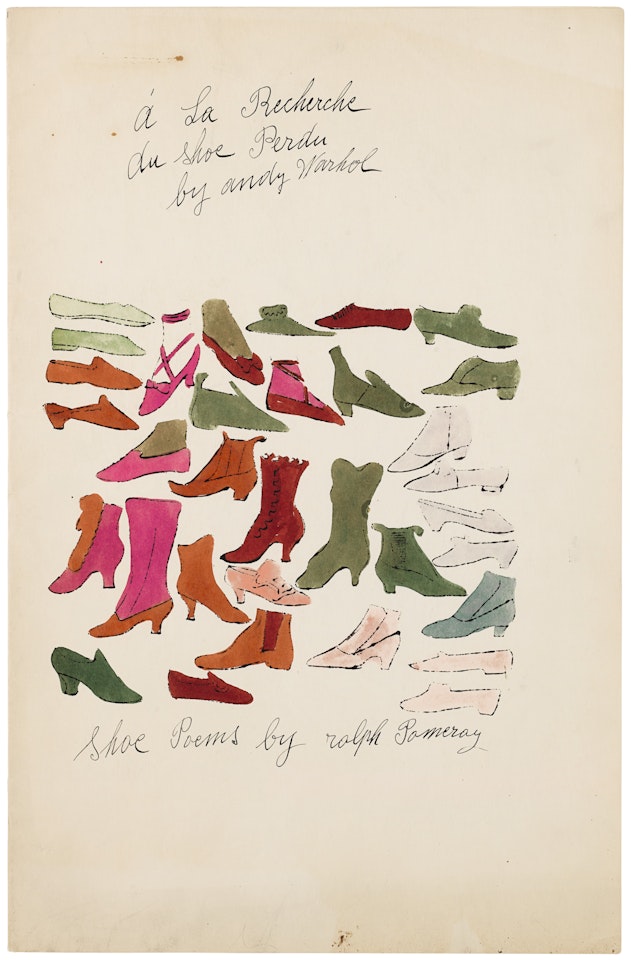 A La Recherche du Shoe Perdu by Andy Warhol