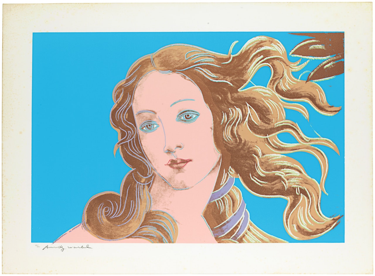 Details of Renaissance Paintings (Sandro Botticelli, Birth of Venus) by Andy Warhol