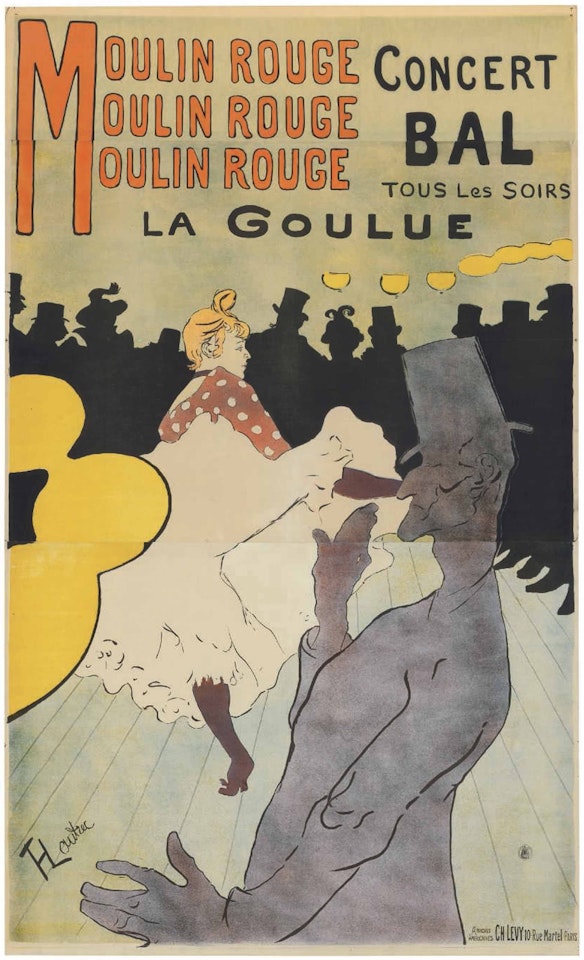 Moulin Rouge - La Goulue by Henri de Toulouse-Lautrec