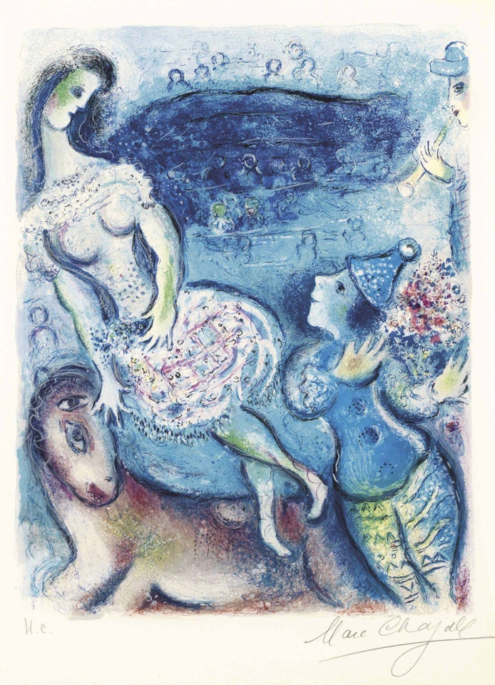 Le Cirque: one plate by Marc Chagall