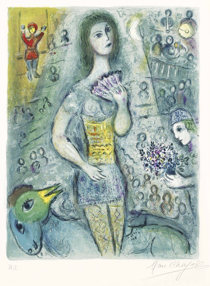 Le Cirque: one plate by Marc Chagall