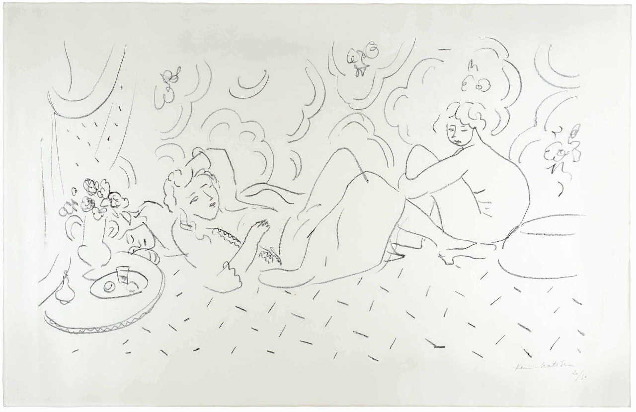 Les trois modèles by Henri Matisse
