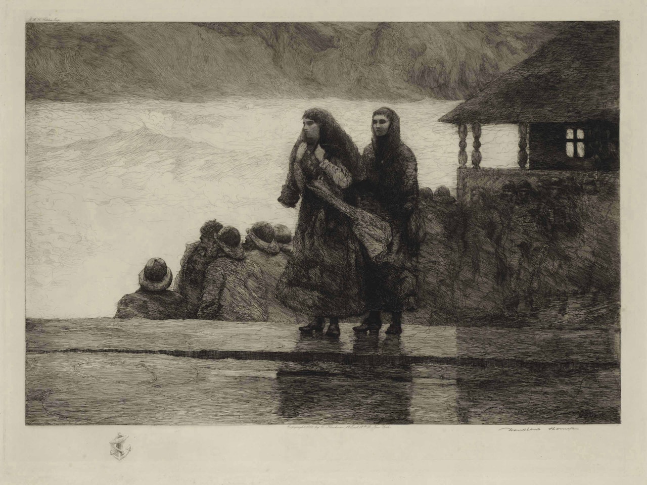 Perils of the Sea by Winslow Homer