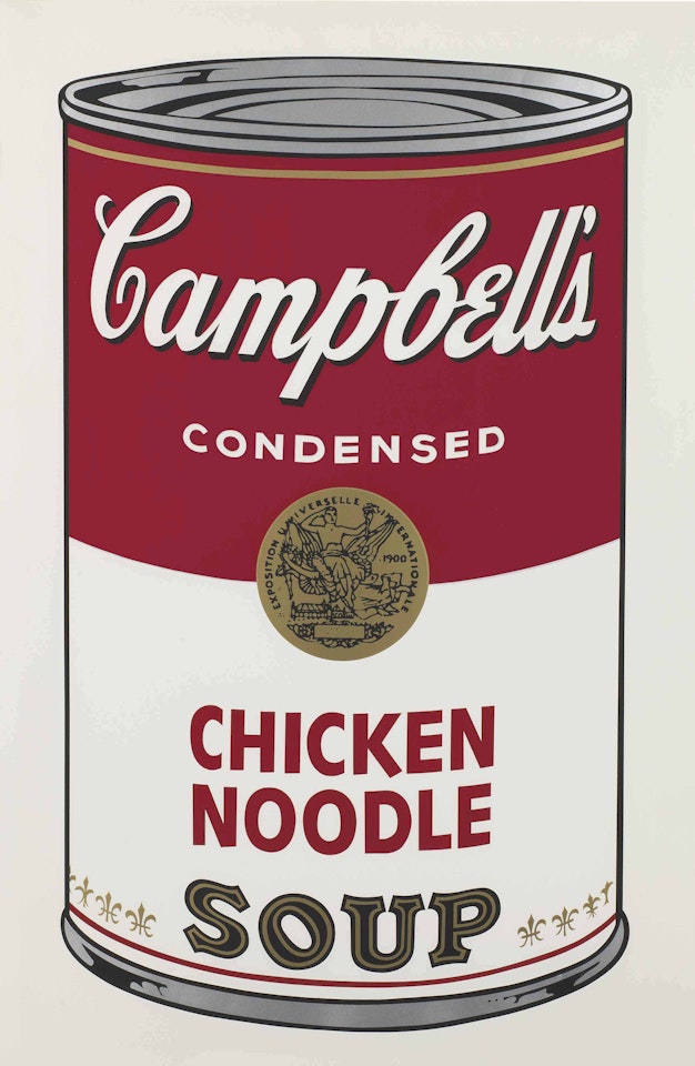 Chicken Noodle, from Campbell's Soup I by Andy Warhol