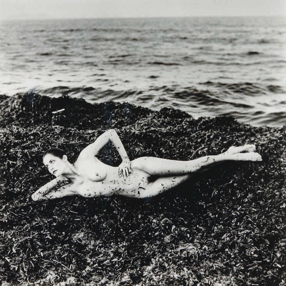 Nude on Seaweed, Saint Tropez by Helmut Newton